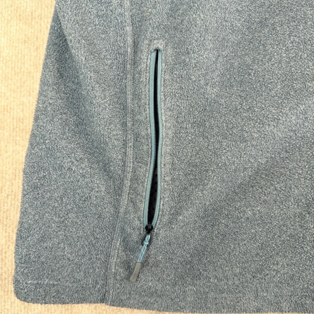 LL‎ Bean Mens Fleece Jacket XXXL REG Grey Full Zip Outdoor Casual Layer